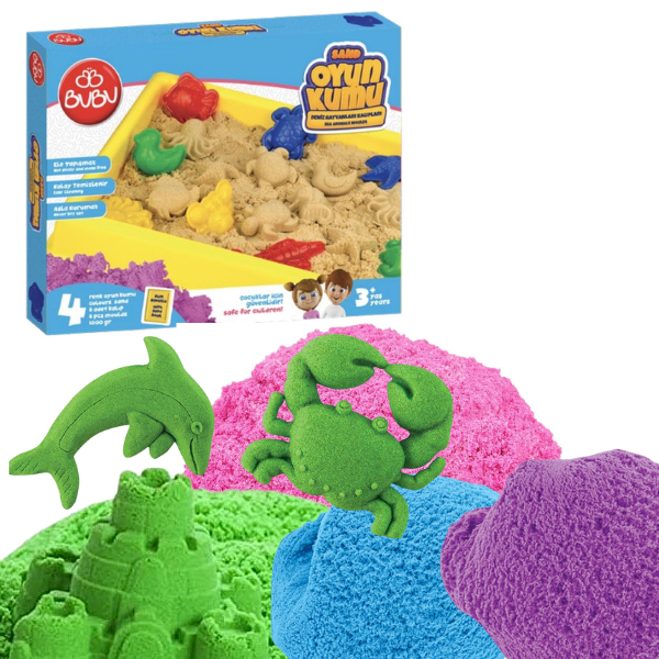 Nisip kinetic cu figurine in container 0051/0053 (4281)