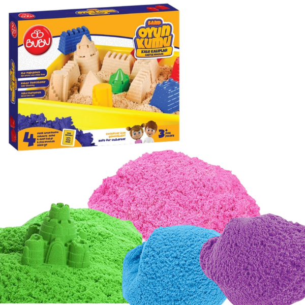 Nisip kinetic cu figurine in container 0051/0053 (4281)