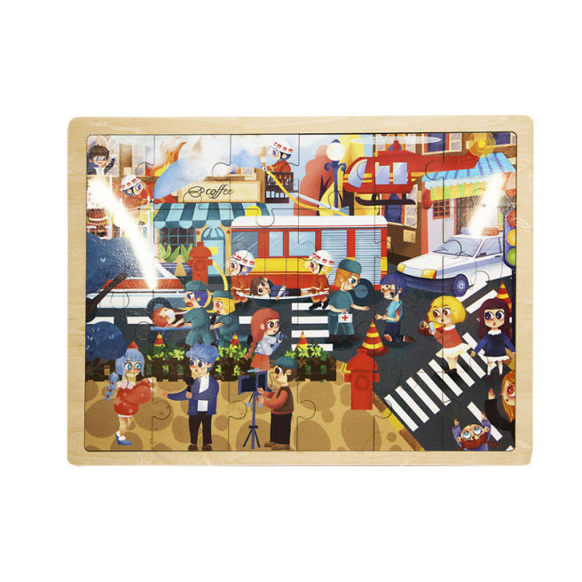 Puzzle de lemn (24 buc.) 170004 / 170005 / 178665 (9035)