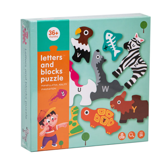 Деревянные пазлы "Животные" 582070 (7841)