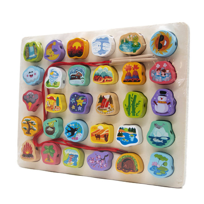 Puzzle in rama "Animale / Natura / Fructe" 18811 3/4/5 (9829)