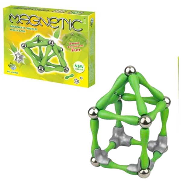 Set magnetic de constructie (72 buc.) 6829 (10099)