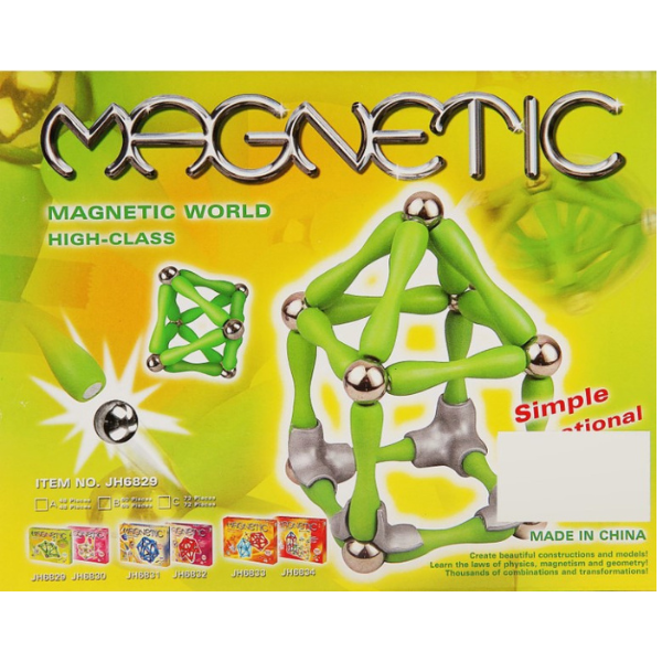 Set magnetic de constructie (72 buc.) 6829 (10099)