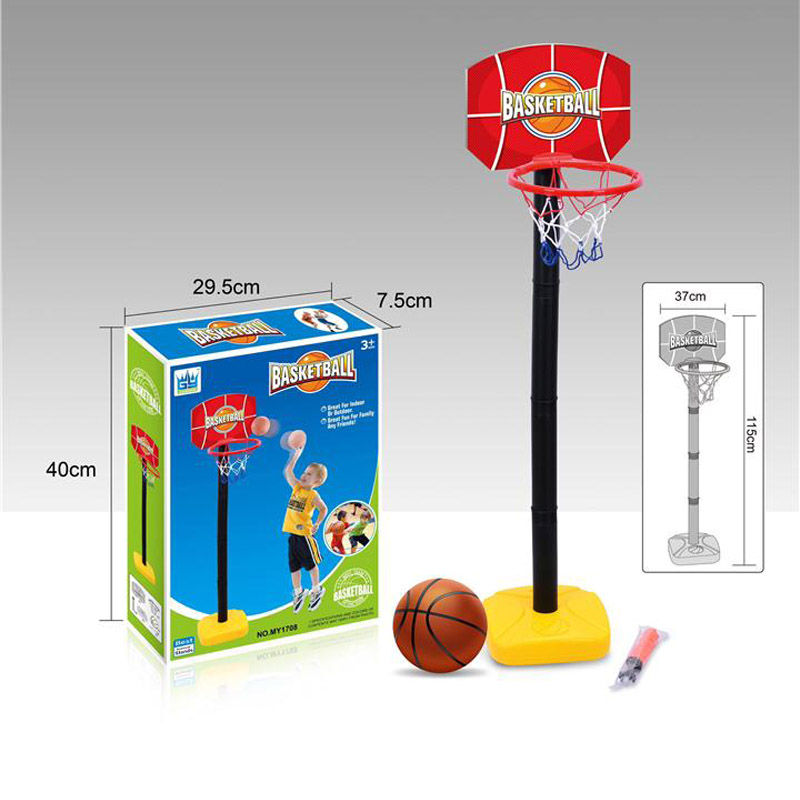 Stand baschet + panou + minge + pompa h=115 cm 095559 (3820)