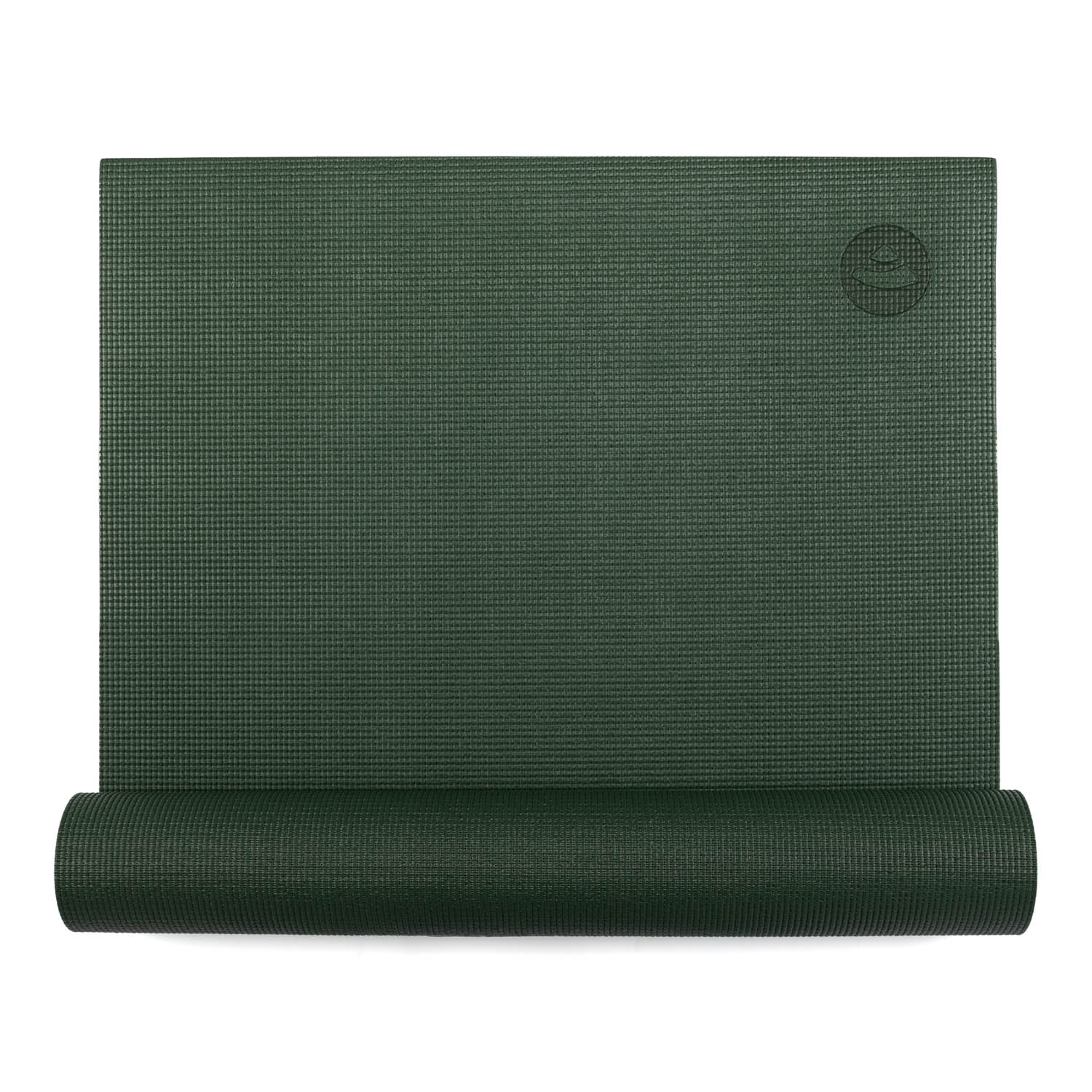 Коврик для йоги 183x60x0.45 см PVC Bodhi Asana 996BF dark green (423)