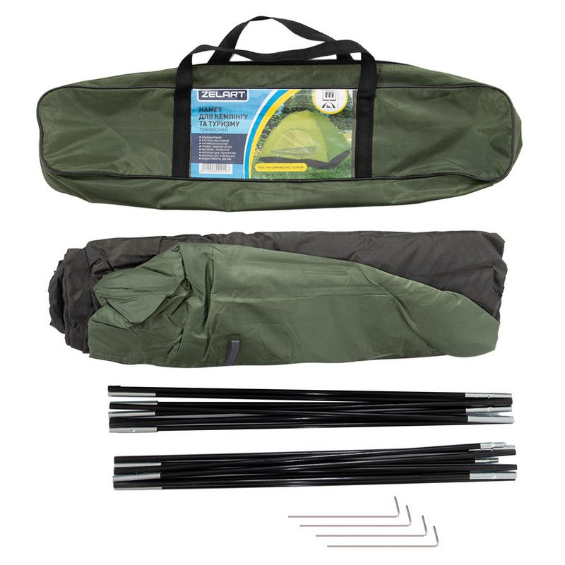 Палатка туристическая на 3 человек (2x2.2x1.35 м) SY-013 (2296)