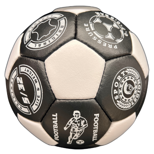 Мяч футбольный кожаный №5 Classic PRO black (7303)