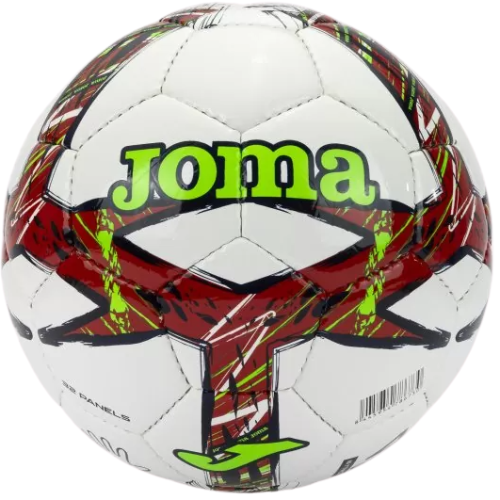 Мяч футбольный №4 Joma Dali III Red Fluor Green 401412.206 (6734)