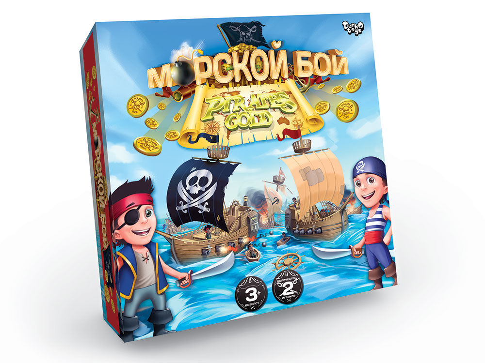 Настольная игра "Морской бой. Pirates Gold" 23135 (9737)