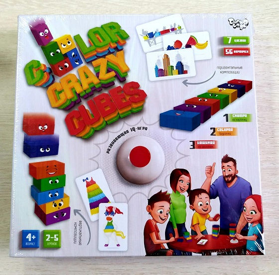 Joc de masa "Color Crazy Cubes" 35708 (9834)