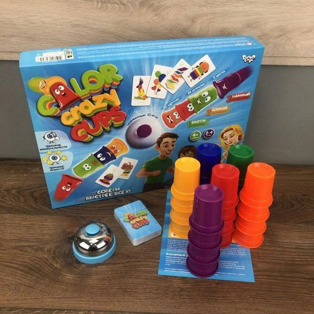 Настольная игра "Color Crazy Cups" 23120 (9736)