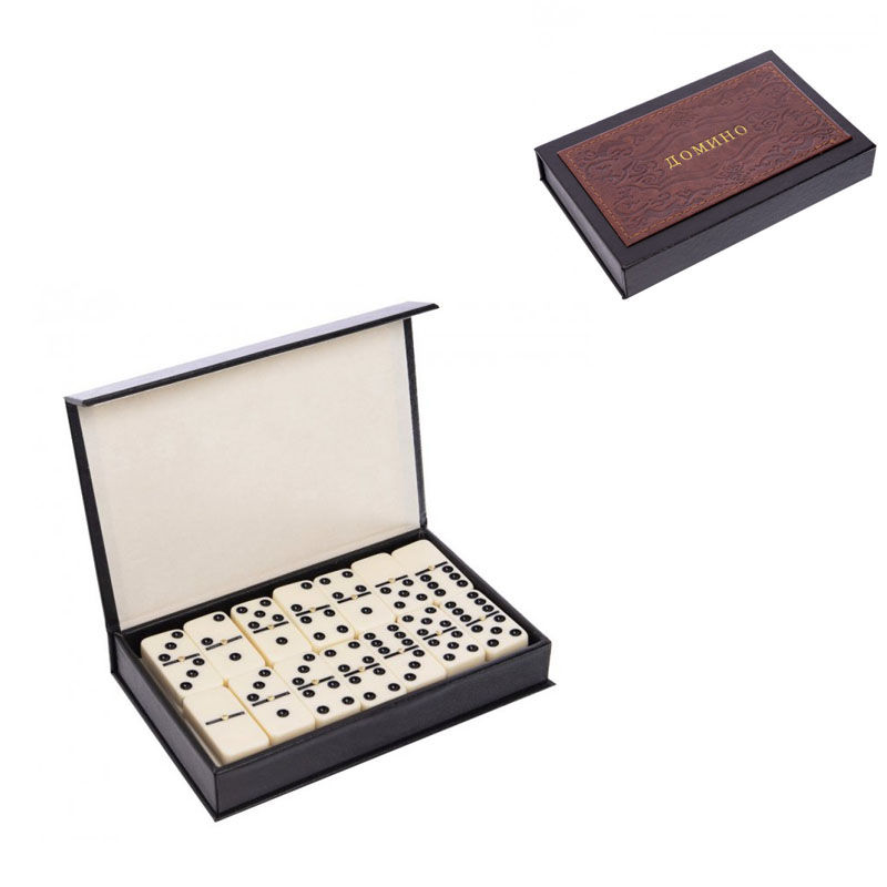 Логическая игра "Домино" деревянное 224-449 / 224-451 (2595)