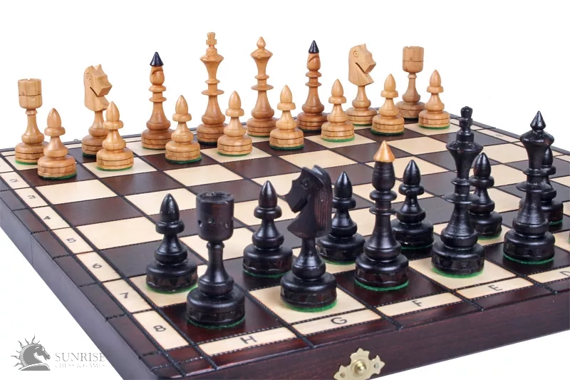 Шахматы деревянные 48x48 см Sunrise Indian Small CH123 (5232)