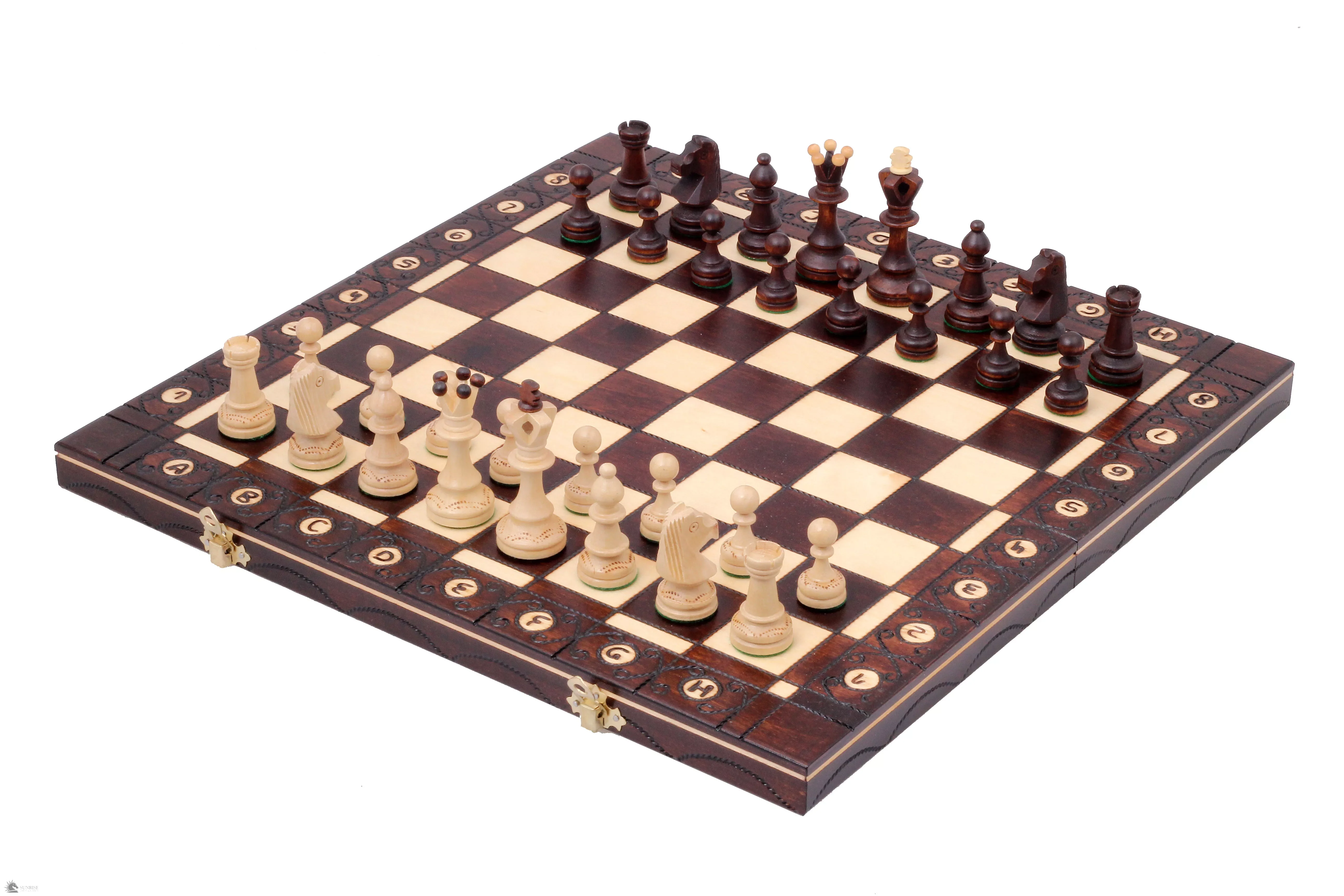 Шахматы 42x42 см Sunrise Senator СH125 brown (6106)