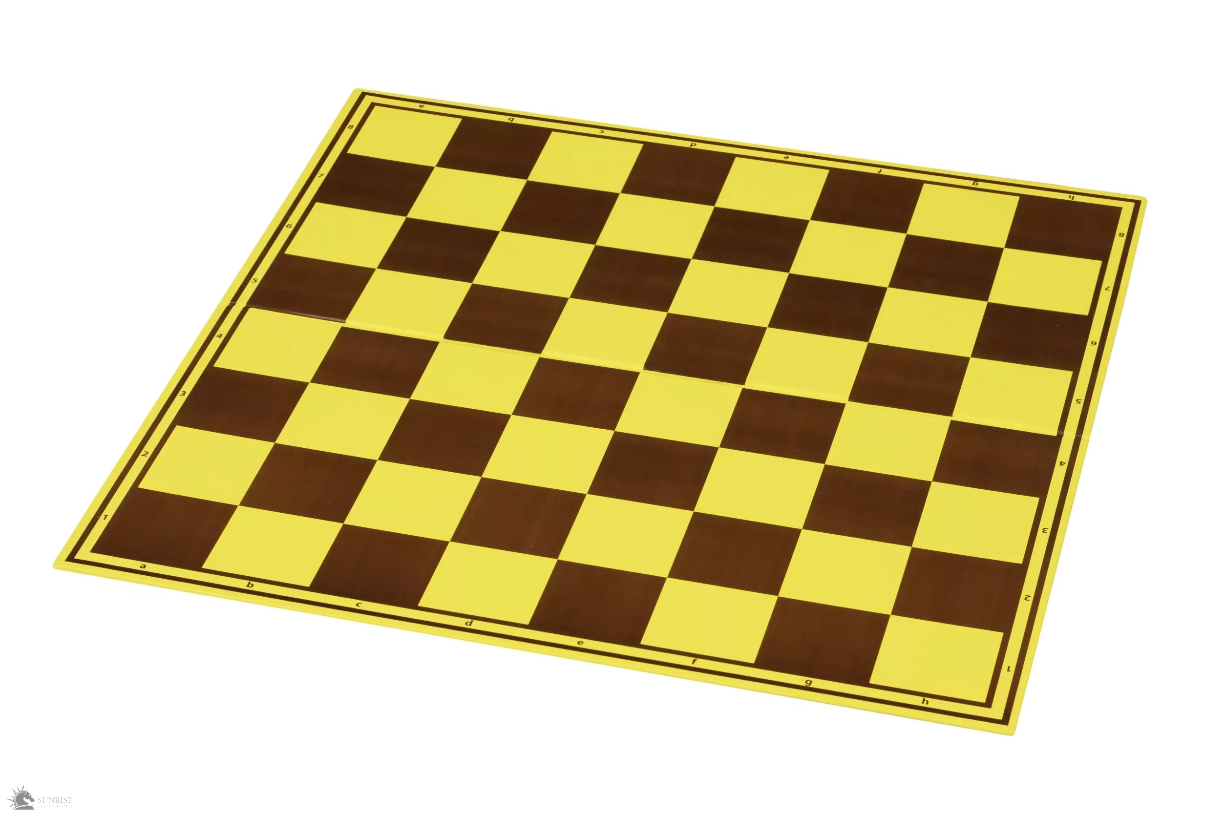 Доска для шахмат/шашек картонная матовая 47x47 см Sunrise CHTX55PROF yellow/brown (5241)