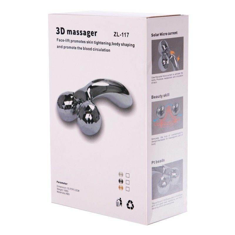 Массажер для тела 3d Body XC-117 (ABS plastic, 15.5x9x5.3 см) 168 гр. (3932)