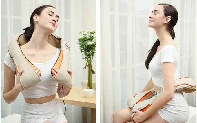 Массажный ремень для шеи и плечевой зоны S7-213 (3650)