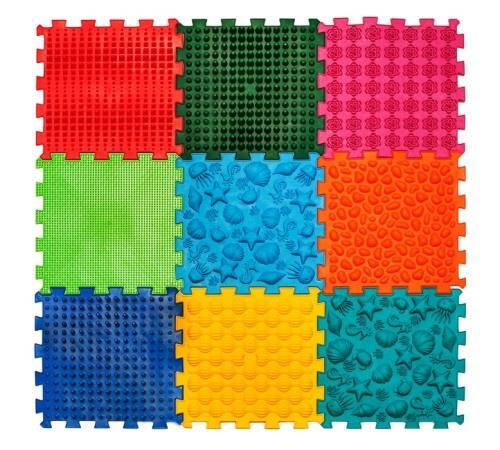 Covoras masaj picioare / Ortopazl "Marea" (9 buc.) Ortek 11048 (3453)