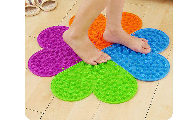 Коврик массажный "Сердце" 30х30 см (718)