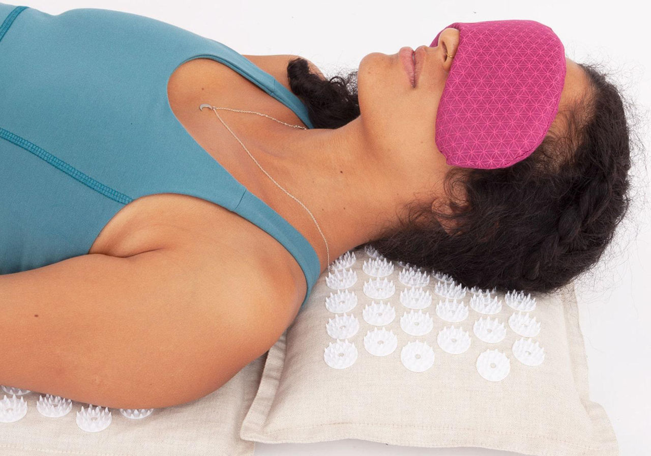 Set acupunctura (saltea + perna + husa) 68x40 cm Bodhi Vital Eco 535E (6545)