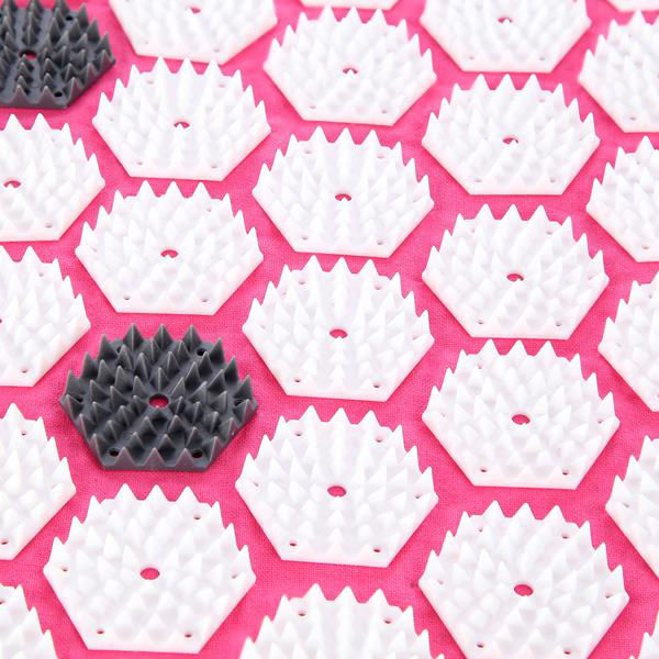 Акупунктурный набор (коврик + подушка + сумка) 74x42 см HMS Premium AKM01 17-44-302 pink (7425)