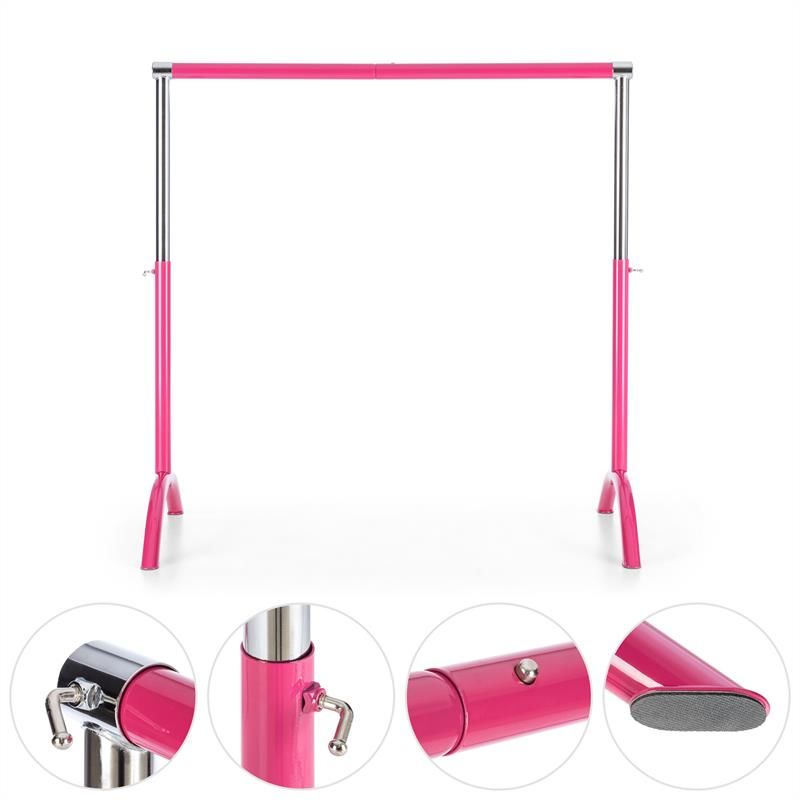 Ballet Barre KLARFIT Bar Lerina 110 x 113 cm Pink 10031409