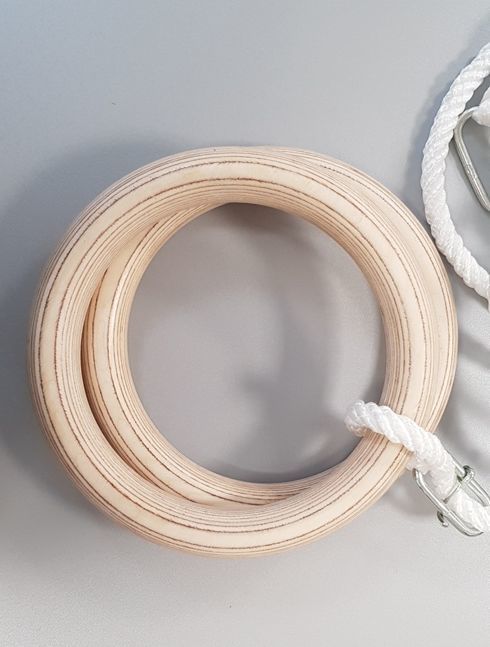 Гимнастические кольца d=18 см, l=160 см (макс. 80 кг) Spartan 1719 (4790)