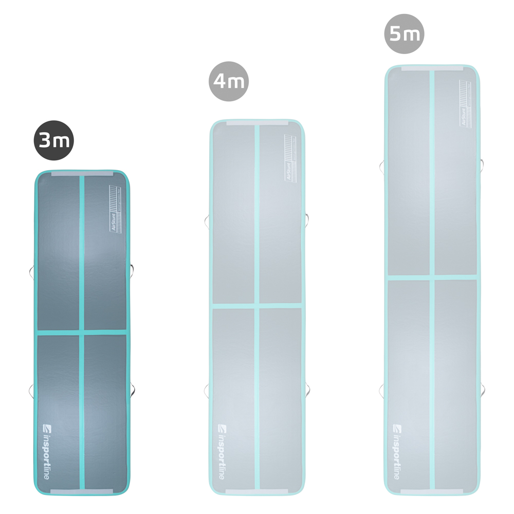Saltea gimnastica gonflabila 300x100x10 cm (max. 500 kg) inSPORTline Airstunt 28650/3/6 / 29537 (5744)