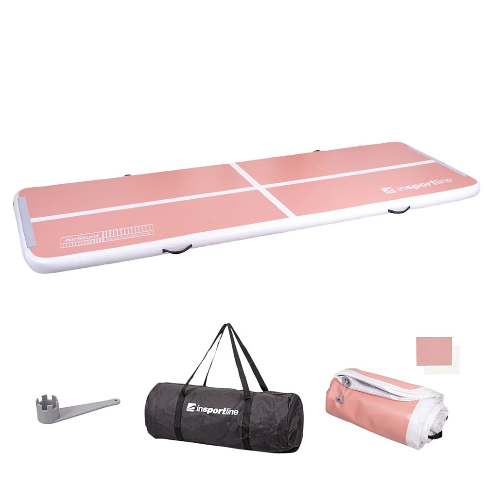 Saltea gimnastica gonflabila 400x100x10 cm (max. 650 kg) inSPORTline Airstunt IN28651/4/7 / 29538