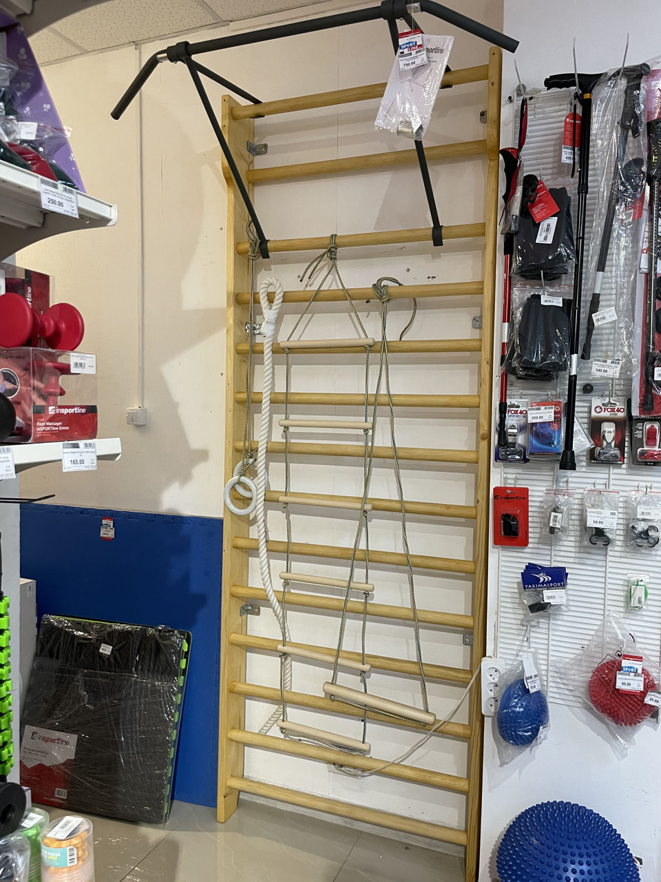 Spalier din lemn 250x90 cm 14 bare (7050)