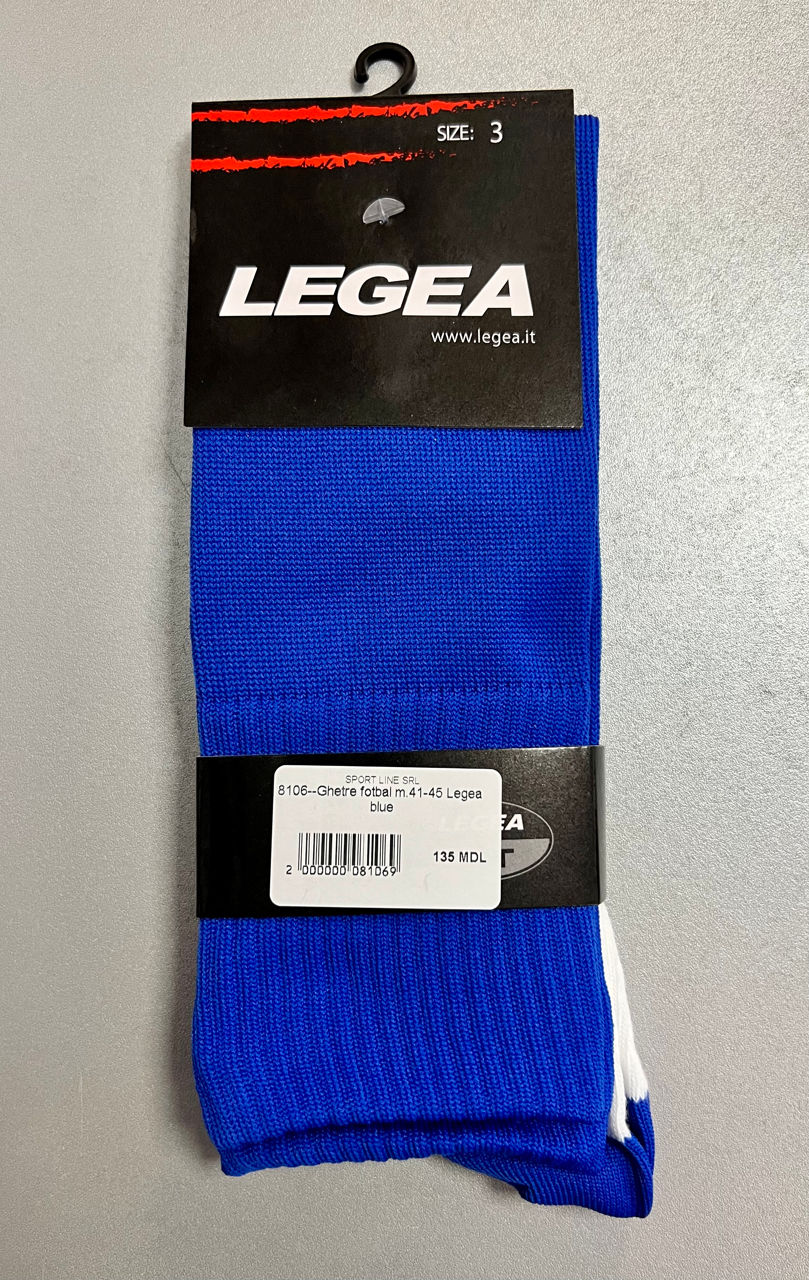 Ghetre fotbal m.41-45 Legea 3 blue (8106)