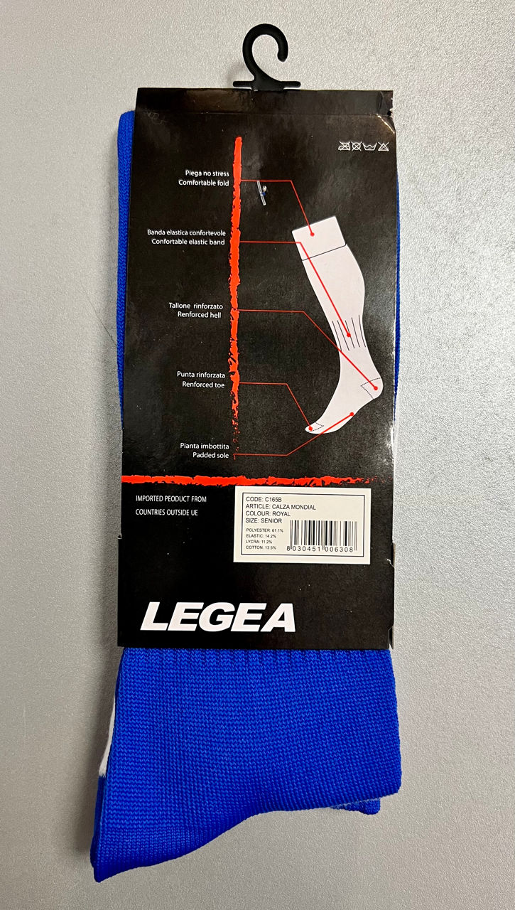 Ghetre fotbal m.41-45 Legea 3 blue (8106)