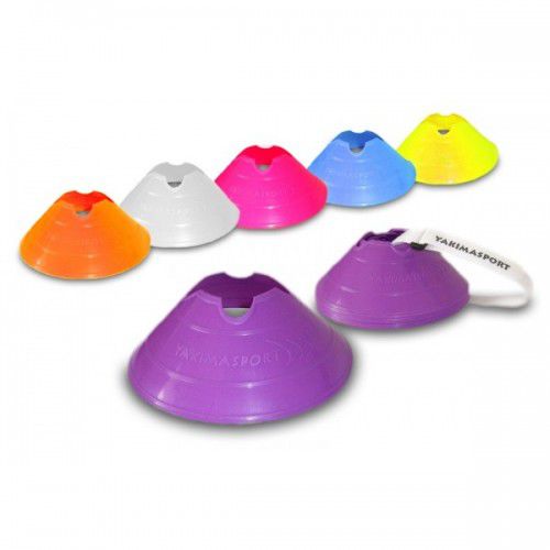 Конус разметочный d=6 см с вырезом для установки перекладины Yakimasport 100132 (2385)