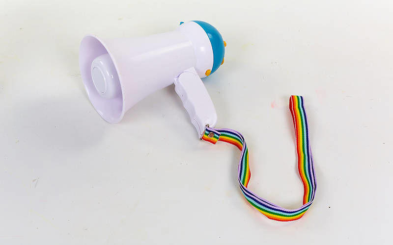 Megafon HW-1 (d-9,8cm l-17cm 15W, pliabil) (3303)