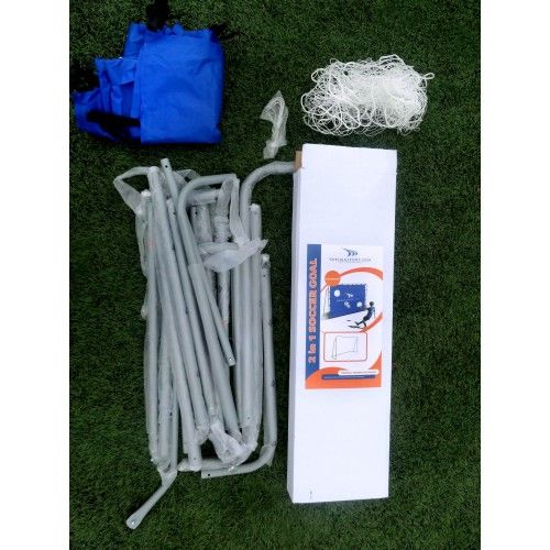 Poarta de fotbal cu ecran 215x150 cm Yakimasport 100070