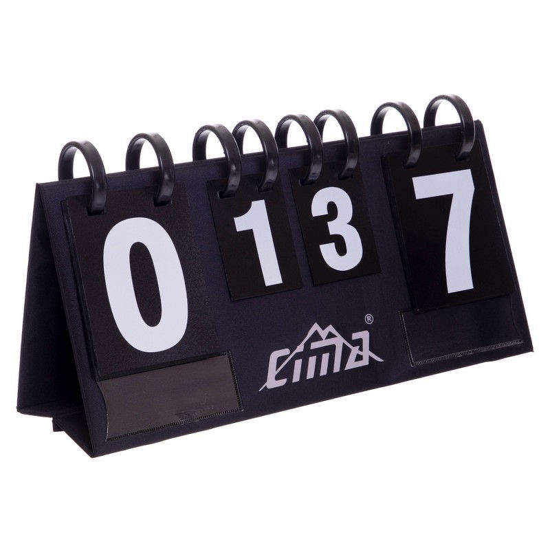 Перекидное табло для спортивных игр, 4 знака (44х21 см) СM-J07 (10470)