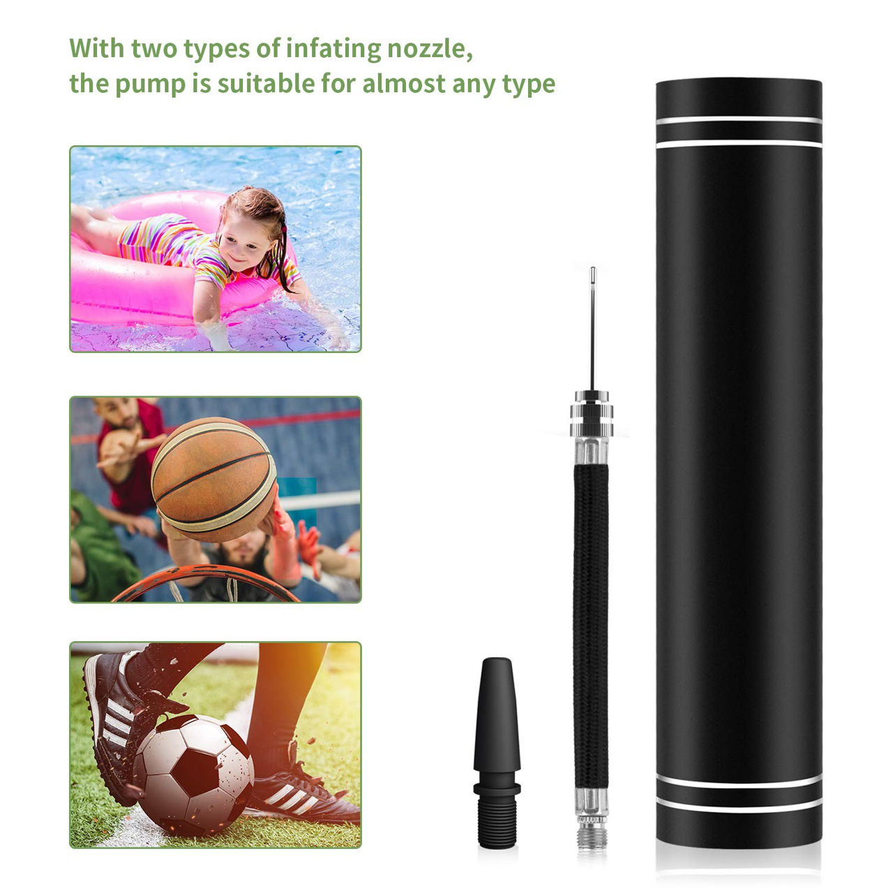 Pompa electrica de mana pt minge sport Yakimasport 100307 (7144)