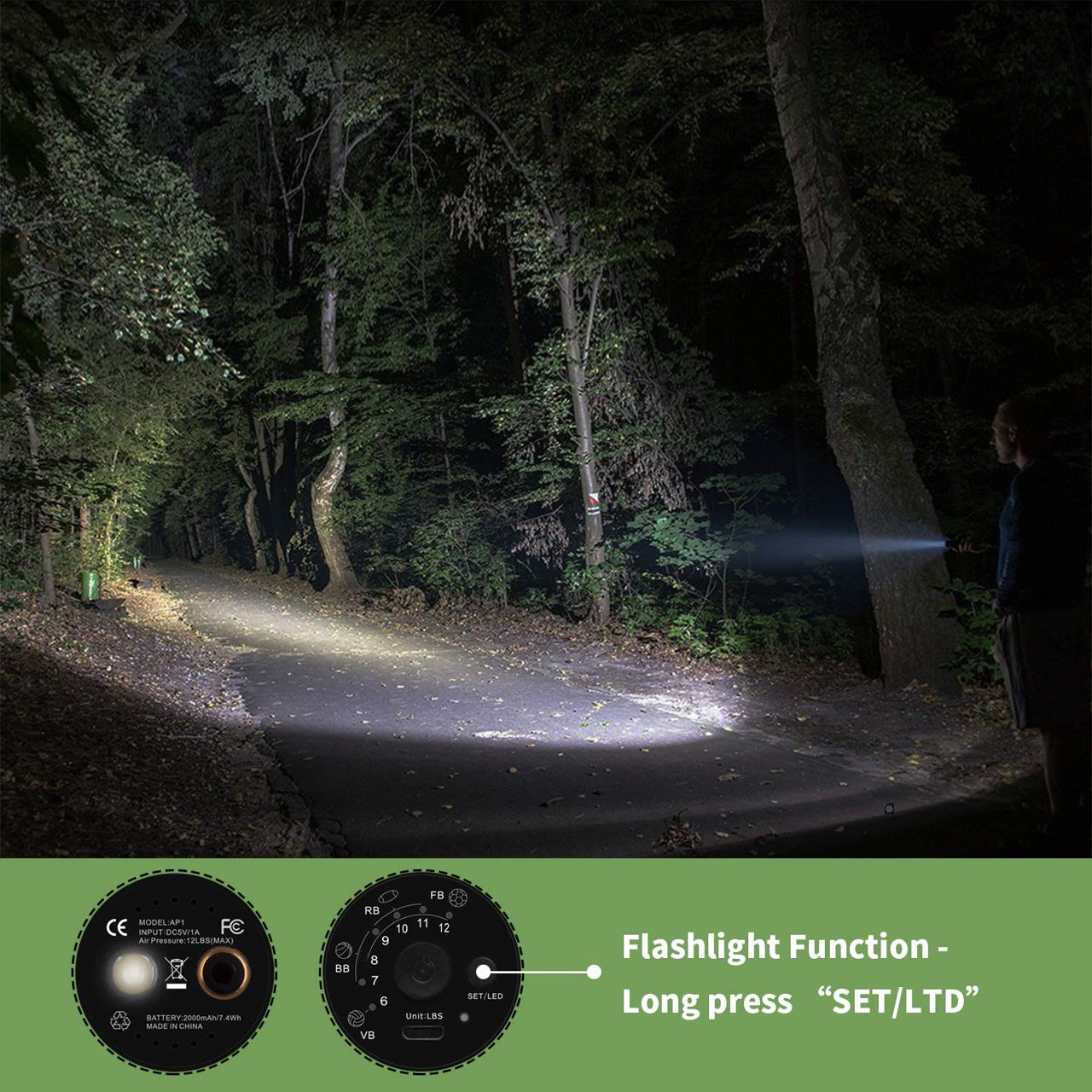 Pompa electrica de mana pt minge sport Yakimasport 100307 (7144)