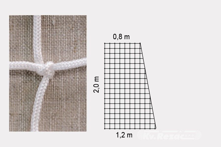 Plasa minifotbal 3x2x0.8x1.5 m, 3 mm Polonia 14054H (4117)