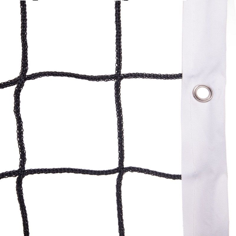 Сетка для волейбола 9.5x1 м PP 4 мм, 12x12 см, с металлическим тросом C-6399 (5344)