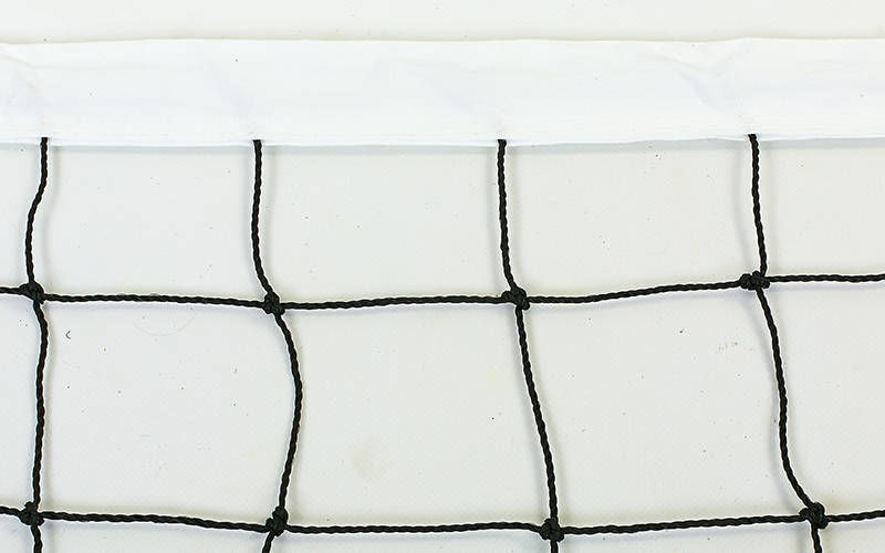 Plasa volei neagra cu fir PW06, 9.5х1 м, 10х10 см, d=2.8 мм (3848)