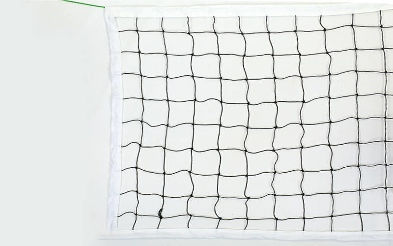 Plasa volei neagra cu fir PW06, 9.5х1 м, 10х10 см, d=2.8 мм (3848)