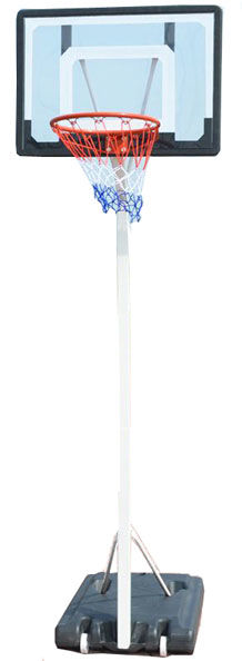 Щит баскетбольный (80х58 см) с кольцом и сеткой Spartan 1158 (2.1-2.6 м) d=38 см (3639)