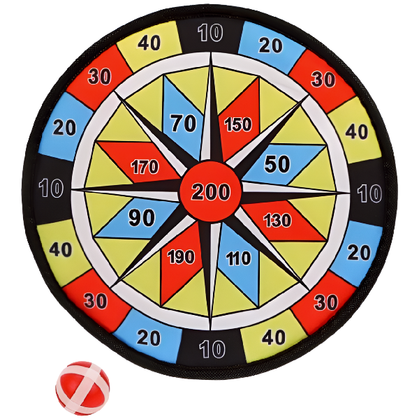 Дартс на липучках d=18 см 018-2 (9687)