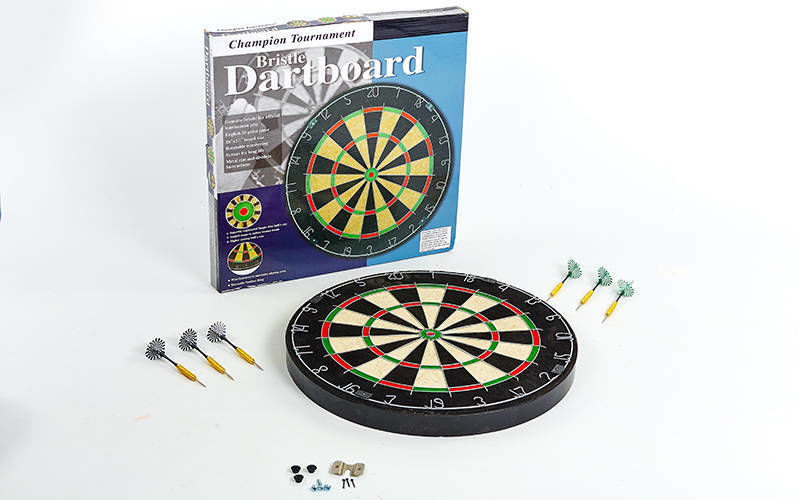 Дартс d=45 см Bristle 6 дротиков 18 г (115)