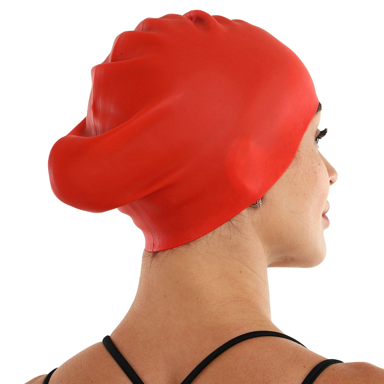 Шапочка для плавания для длинных волос (силикон) M051101 (11510)