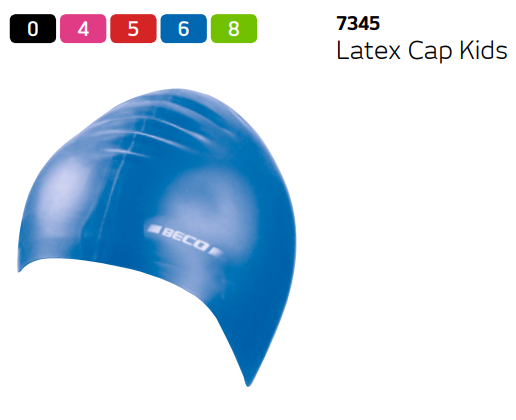 Шапочка для плавания детская Beco Latex 7345 (8716)