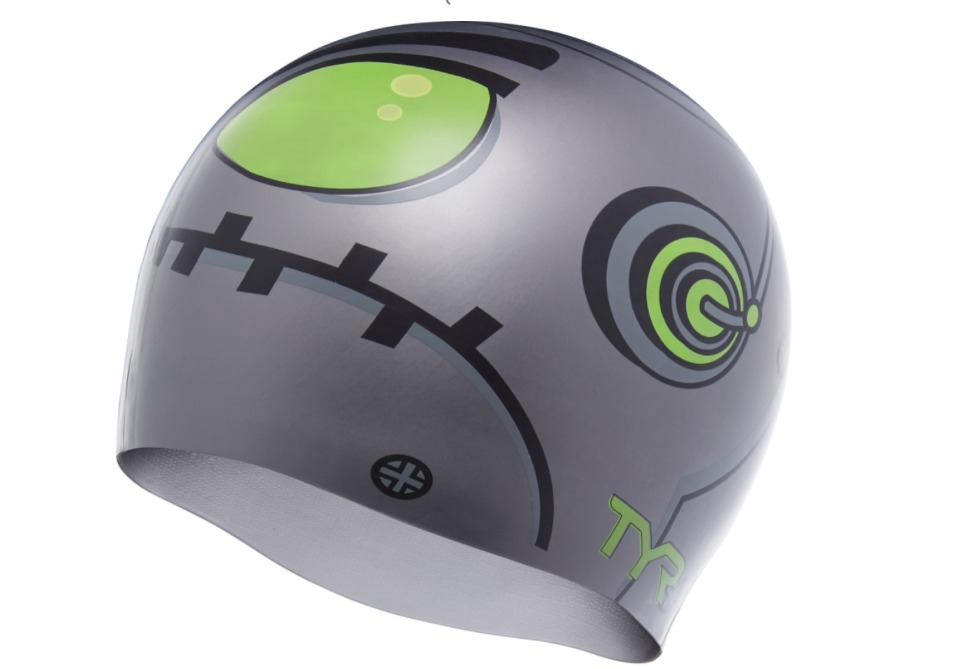 Шапочка для плавания TYR silicon Robot / LCSRBT019 (3275)