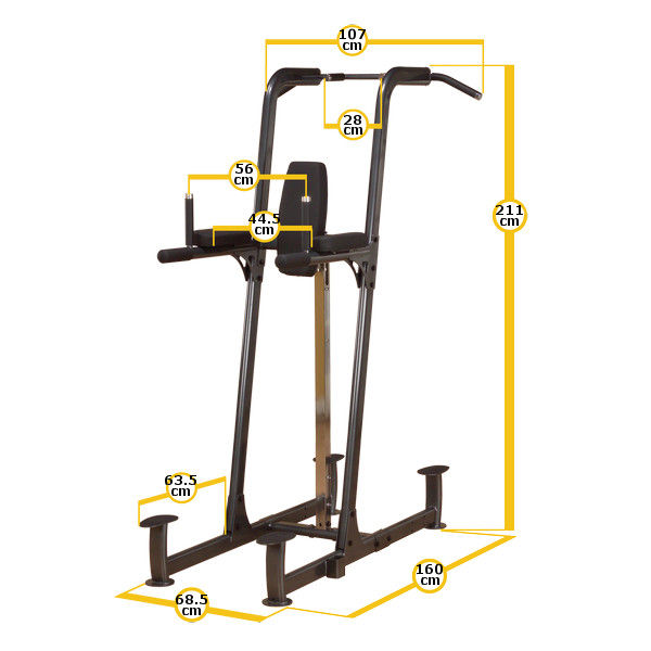 Aparat (max. 130 kg) Power Tower inSPORTline Body Solid Fusion FCD 18374 (9660)