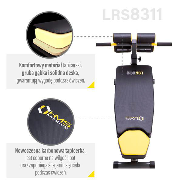 Banca multifunctionala 3-in-1 HMS Premium LSR8311 17-53-701 (7442)